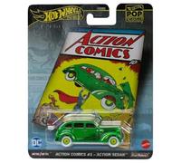 Hot Wheels - Voiture miniature métal Superman Action Comics #1 Action Sedan 1:64 Pop Culture Neuf