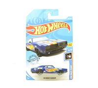 Hot Wheels Voiture Jouet '69 Dodge Charger, Bleu, 2019, 3 Inches, 1 Count, Enfant, Unisex