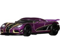 Hot Wheels Voiture jouet de collection Premium Car Culture, échelle 1:64 moulée sous pression Koenigsegg Agera R, véhicule à icônes intemporelles avec pneus de vrais cavaliers