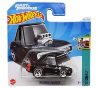 Hot Wheels - Voiture Jouet Dodge Charger 70 - Tooned 1/5 - HTB40 - Carte Courte - Fast & Fourious - Mattel 2024 - 1:64