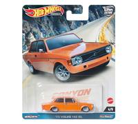 Hot Wheels 2023 Voiture Culture Canyon Warriors '73 Volvo 142 GL Real Riders