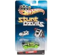 Hot wheels voiture synkro - stunt devils - vehicule cascadeurs multicolore G