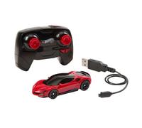Hot Wheels Voiture télécommandée Ferrari SF90 Stradale Assetto Fiorano 1/64 Turbo JGB50 Rouge