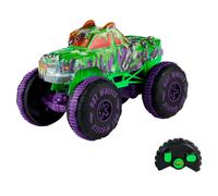 Hot Wheels Monster Trucks Mutant Chaos Wreckin’ Wolf Véhicule RC | Véhicule télécommandé à piles 1:15, pneus tout-terrain, wheelie commandé, JMM77