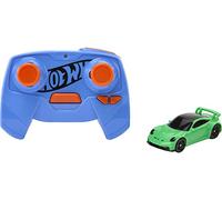 Hot Wheels Voiture Télécommandée, Porsche 911 à l’échelle 1/64, câble USB, Course sur Piste et Tout-Terrain, accélérateur Turbo, Cadeau pour Enfants, HLT20