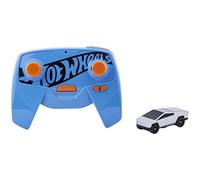Hot Wheels Voiture Télécommandée, Tesla Cybertruck échelle 1:64 Compatible avec Les Circuits et Pistes Orange, Jouet pour Enfant dès 5 Ans, GXG30