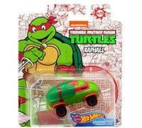 Hot wheels voiture tortues ninja raphael - vehicule miniature tmnt vert et rouge - voiture collection turtles