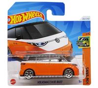 Hot Wheels - Volkswage ID. Buzz - HW Vans 2/5 - HTB94 - Carte courte - Bus VW - Orange - Mattel 2024-1:64