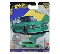 Hot Wheels Premium Car Culture Collectible Toy Car, 1:64 Scale Die-Cast VW Brasi