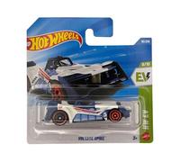 Hot Wheels - Voltage Spike - JJJ48 - HW EV 8/10 - Carte courte - Blanc/bleu - Voiture de course électrique futuriste - Mattel 2026 (85/250) - 1:64