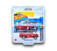 Hot Wheels Volvo P1800 Gasser - HW Dream Garage 1/5 - HKJ94 - Carte courte - Legends Tour - Rouge - Mattel 2023 - 1:64