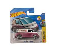 Hot Wheels - VW ID. Buzz Bomb - JJH46 - HW Euro 4/10 - Carte courte - Rose - Modèle sous licence officielle - Bus Volkswagen - Mattel 2026 (86/250) - 1:64