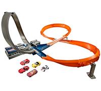 Hot Wheels - X2586 - Mattel - Exclusive Figure 8 Raceway avec 6 Voitures