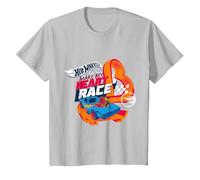 Hot Wheels 'You Make My Heart Race', Officiel T-Shirt, Enfant, Argent, 12 Ans