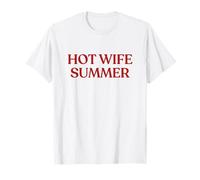 Hot Wife Summer Shirt Y2K Aesthetic Bride Era T-Shirt
