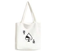 Hot Women Bikini Long Legs Sac à main Craft Poker Spade Sac lavable, multicolore, Taille unique