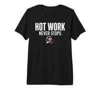 Hot Work Never Stops Welder Welding Blue Collar Job Work T-Shirt Haut de Gamme