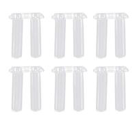 Hotaden 100pcs Mixte Rimless Lunettes Double Caoutchouc Plug Verrouillage Douilles Lunettes en Plastique Double Bushing Pins