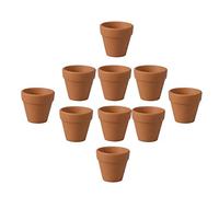 Hotaden 12 pièces 3x3 cm Petit Mini Pot en Terre Cuite Argile céramique poterie planteur Cactus Pots de Fleurs succulentes pépinière Pots pour Plantes
