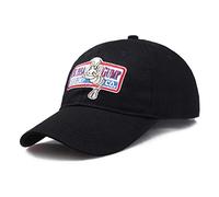 Hotaden 1pc Casquette de Baseball réglable Bubba Gump Shrimp Casquette de Baseball brodé Snapback Chapeaux en Cours Costume de Base-Ball Chapeau (Noir)