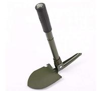 Hotaden Armée en Acier au Carbone Pliant Militaire Pelle Spade Pioche Bouteille de scie Opener Boussole Camping en Plein air