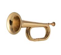 Hotaden B Flat Bugle Call Trompette de cavalerie Corne Cuivre avec Embouchure for Band école