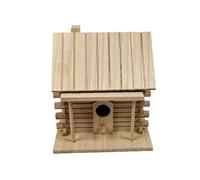 Hotaden Bois Birdhouse Maison Chaud des Oiseaux nicheurs Boîte extérieure Perruche Cage à Oiseaux Starling Bird House Protection de l'environnement