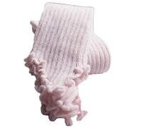 Hotaden Les Filles de Danse Douce Chaussettes Enfants Ballet Danse Tricoté Jambières Enfants Réchauffé Latin Dance Filles Thermique Workout Chaussettes Toeless