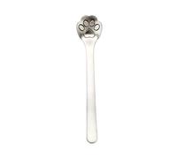 Hotaden Stainless Steel Cat Claw Coffee Scoop Tea Spoon Dessert Drink Mixing Milkshake Spoon Tableware Set Kitchen Supplies Random Color