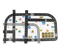 Hotainoys 1 Ensemble de Ruban adhésif Routier pour Voitures et Trains Jouets, Ruban adhésif pour Piste de Course, Piste Voiture éducative Bricolage, développer l'imagination et la mém