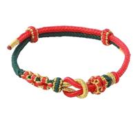 Hotainoys Bracelets de Couple - Bracelet tressé pour Toujours, nœud Chinois réglable en Corde Rouge, Bijoux Feng Shui pour Amoureux, Bracelets de Couple