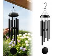 Hotainoys Carillons éoliens en métal, carillons éoliens Suspendus de 37 Pouces commémoratifs extérieurs en Aluminium pour Porche, Jardin et Patio, mémorial