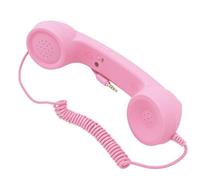 Hotainoys Combiné téléphonique rétro, combiné de Type C pour téléphone Portable, récepteur de poignée Fixe pour vidéoconférences Mobiles, appels, récepteur réunions pour