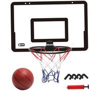 Hotainoys Ensemble de paniers de Basket-Ball pour Enfants, Panier Suspendu en PVC, Panneau Panier Porte avec Une Balle et Une Pompe et 4 Crochets pour Basket-Ball pour Enfants
