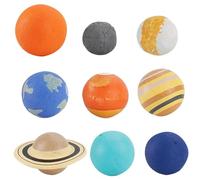 Hotainoys Modèle de système Solaire 9 pièces, 9 planètes de l'univers, kit d'outils éducatifs pour Sciences astronomiques, Jouets pour Enfants garçons Filles, planétaire