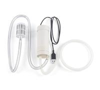 Hotainoys Pompe à Eau électrique, Siphon d'aquarium Auto-amorçant USB Portable avec Filtre en Acier Inoxydable, Tuyau de 3, 28 Pieds, Tuyau de Siphon pour l'eau