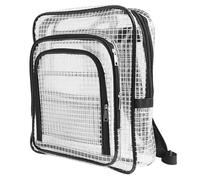 Hotainoys Sac à dos transparent de capacité en PVC antistatique pour salle blanche avec sangle réglable pour l'école, travail transparent pour l'école