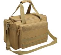 Hotainoys Sac de tir pour Pistolet, Sac de tir pour Pistolet en Tissu Oxford avec Compartiments et Multi-Poches, étui Sport Portable pour Arme Poing avec poignée et Sangle pour Le en Plein air, l'e