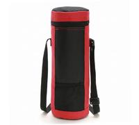 Hotainoys Sac Isotherme pour Bouteilles, Porte-Bouteille Isotherme de 1, 5 l avec Sangle réglable, Sac Longue durée, Tissu Oxford - Rouge, Bouteille