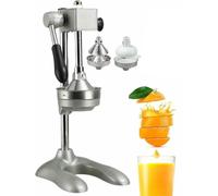 HOTAPEPU Grade Commercial Manuel Manuel Presse Manuelle |Le Compteur De Comptoir pour Le Jus d'orange Frais Comprend 2 Moules en Fonte D'agrumes en Fonte pour La Pastèque De Citron ~ /