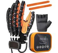 HOTAPEPU HZLGFX Gants De Robot De Rééducation, équipement D'entraînement De Rééducation D'hémiplégie D'avc, Protecteur De Garde D'orthèse De Redressement des Doigts