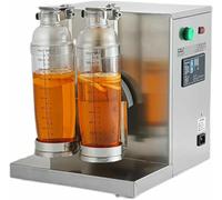 HOTAPEPU Machine De Thé À Thé À Bulles Automatiques, Électrique À Double Cadre Commercial en Acier Inoxydable Machine À Tremblement Numérique Timer Drinker Mixer Caxe Cocktail ~ /