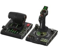 Turtle Beach VelocityOne Flightdeck - Joystick et Manette du Système de Simulation Universelle HOTAS avec écran tactiles, HUD Monté sur Manche et Capteurs sans Contact pour Windows 10 & 11