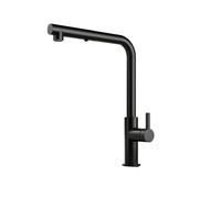 Hotbath Ace Mitigeur de cuisine - montage en surface - bec pivotant - douchette - Duo-spray - Noir mat PVD AC042MBP