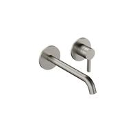 Hotbath Ace Pièce d'assemblage - pour mitigeur de lavabo - bec de 20 cm - Nickel Brossé AC105EXTGN