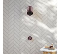 Hotbath Archie Ensemble de douche encastré complet Mitigeur Archie Beam cuivre brossé PVD IBS34BCP