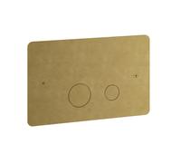 Hotbath Archie Panneau de commande T.B.V. Geberit UP320/UP720 (non compatible avec le support de WC) BBP Laiton brossé PVD ARA320BBP