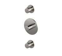 Hotbath Buddy mitigeur encastré - 2 robinets d'arrêt - Nickel brossé CB007EXTGN