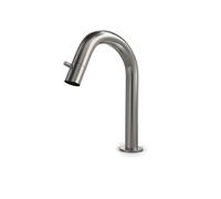 Hotbath Buddy Robinet de lave-mains - bec en U 11,8 cm - montage apparente - nickel brossé U001GN