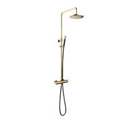 Hotbath Cobber colonne de douche pluie laiton poli SDS9NB